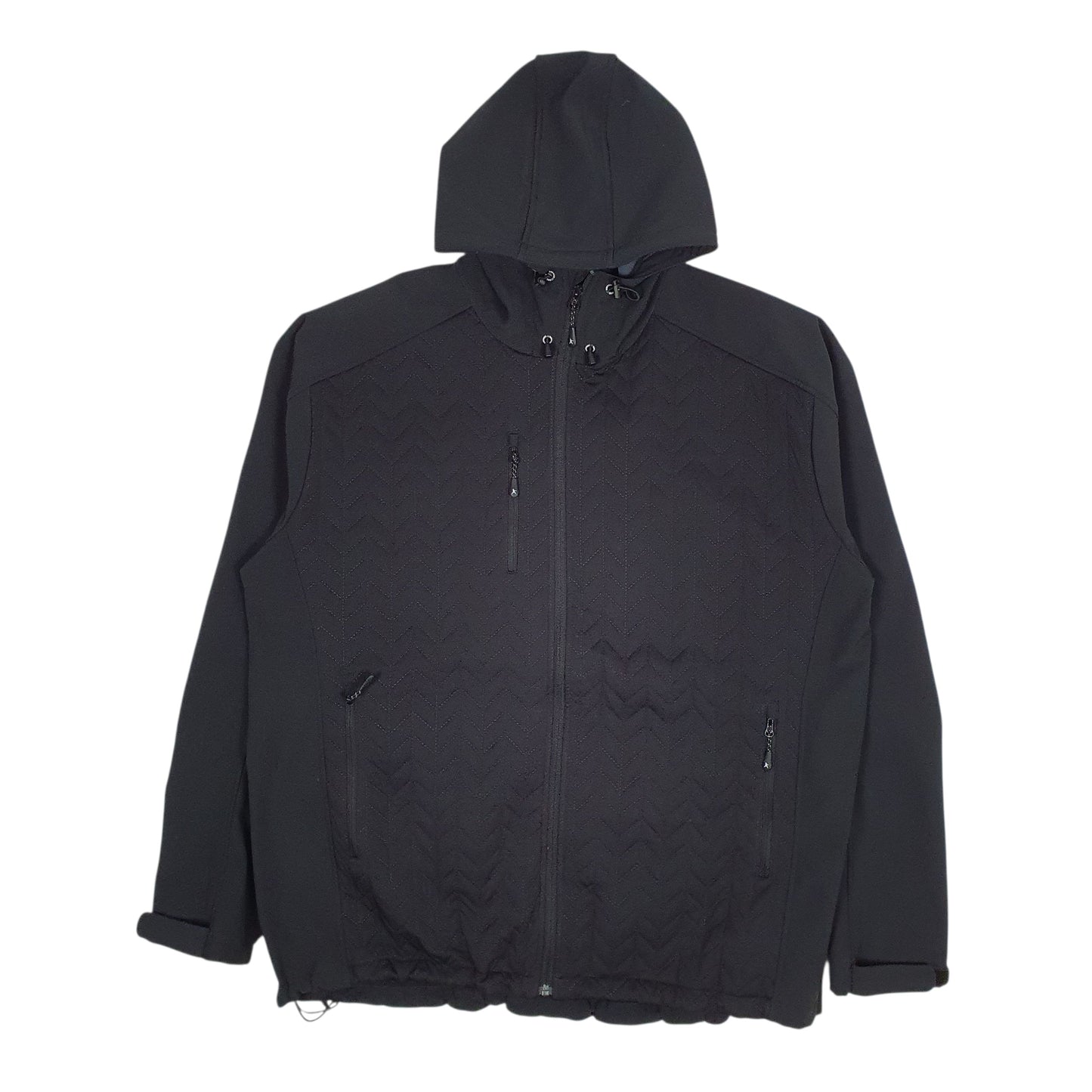 Mens Black James Harvest Activewear  Coat
