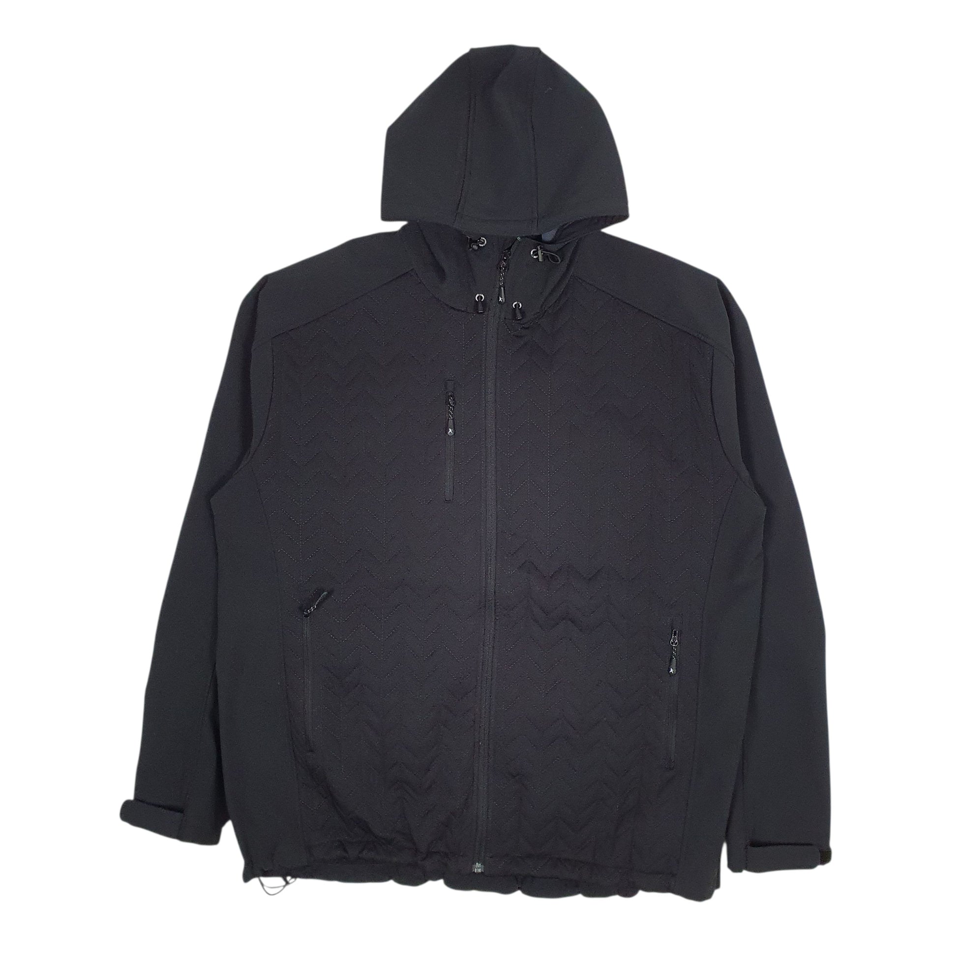 Mens Black James Harvest Activewear  Coat