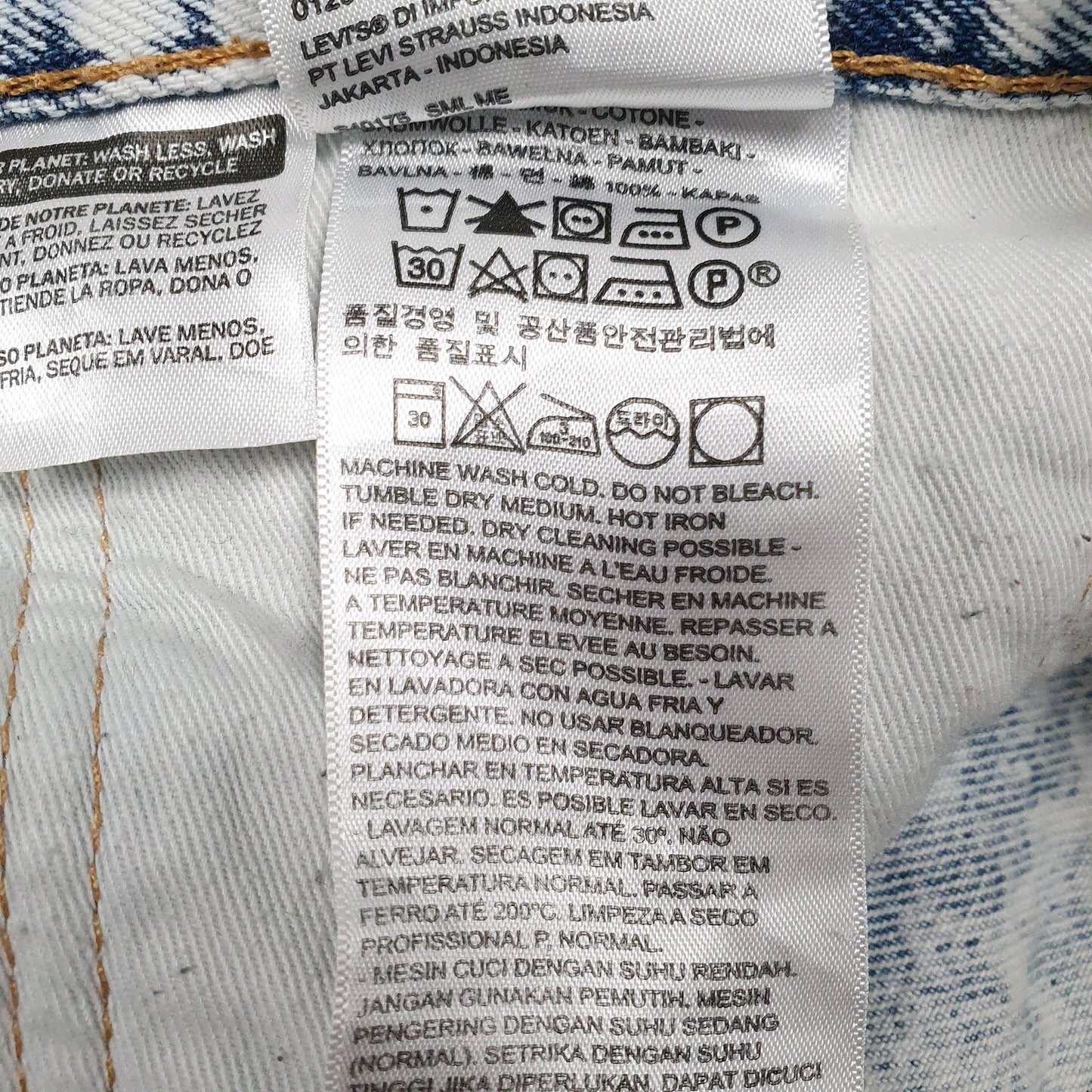Mens White Levis   Jeans