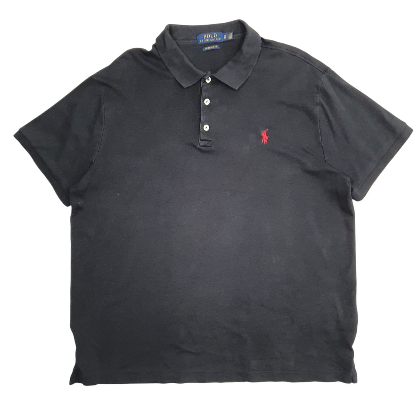 Mens Black Polo Ralph Lauren  Short Sleeve Polo Shirt