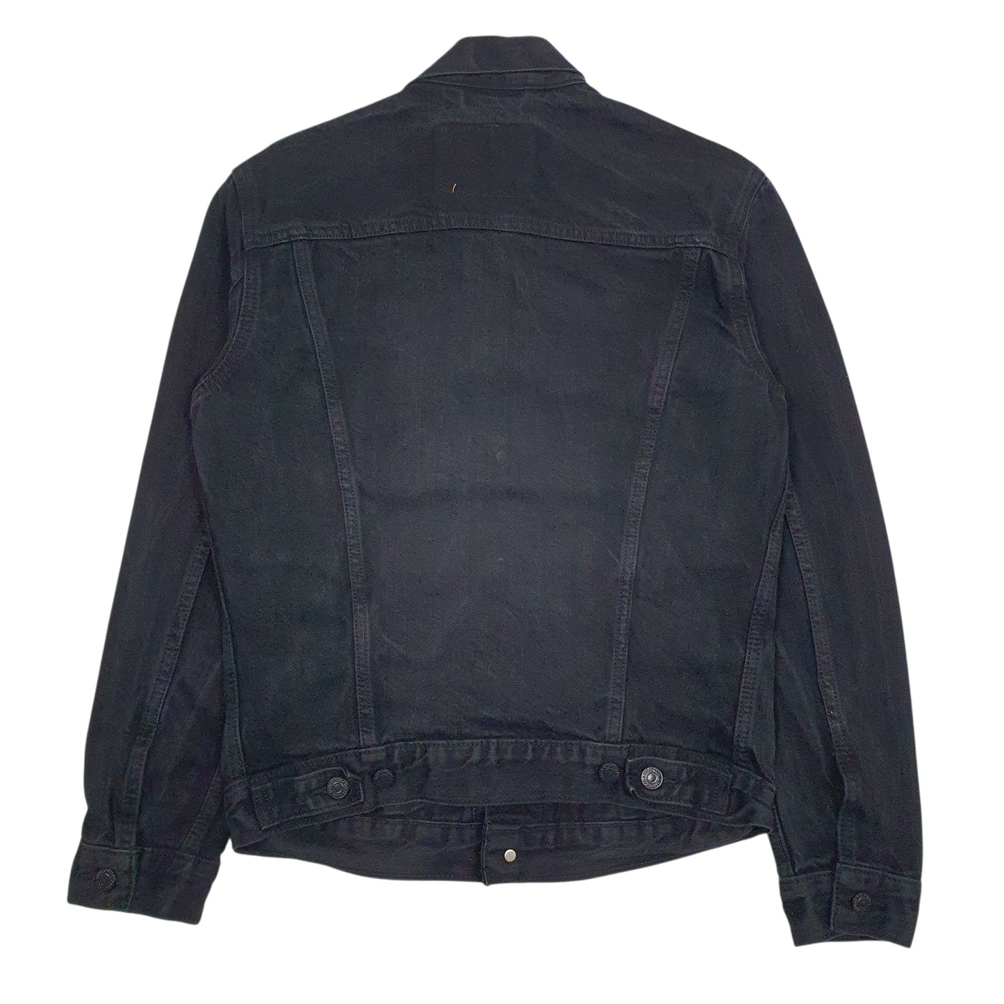 Mens Black Levis   Coat