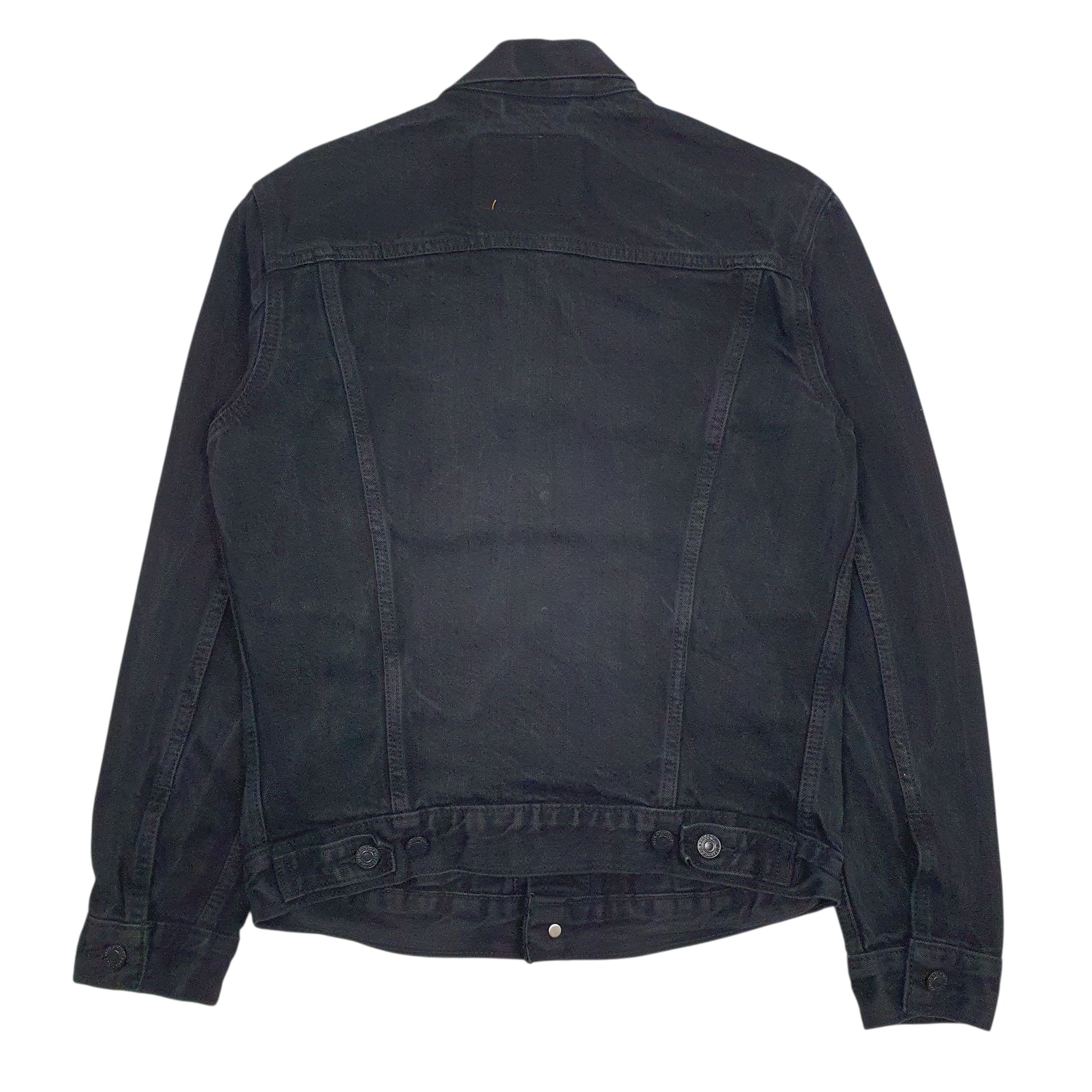 Mens Black Levis   Coat
