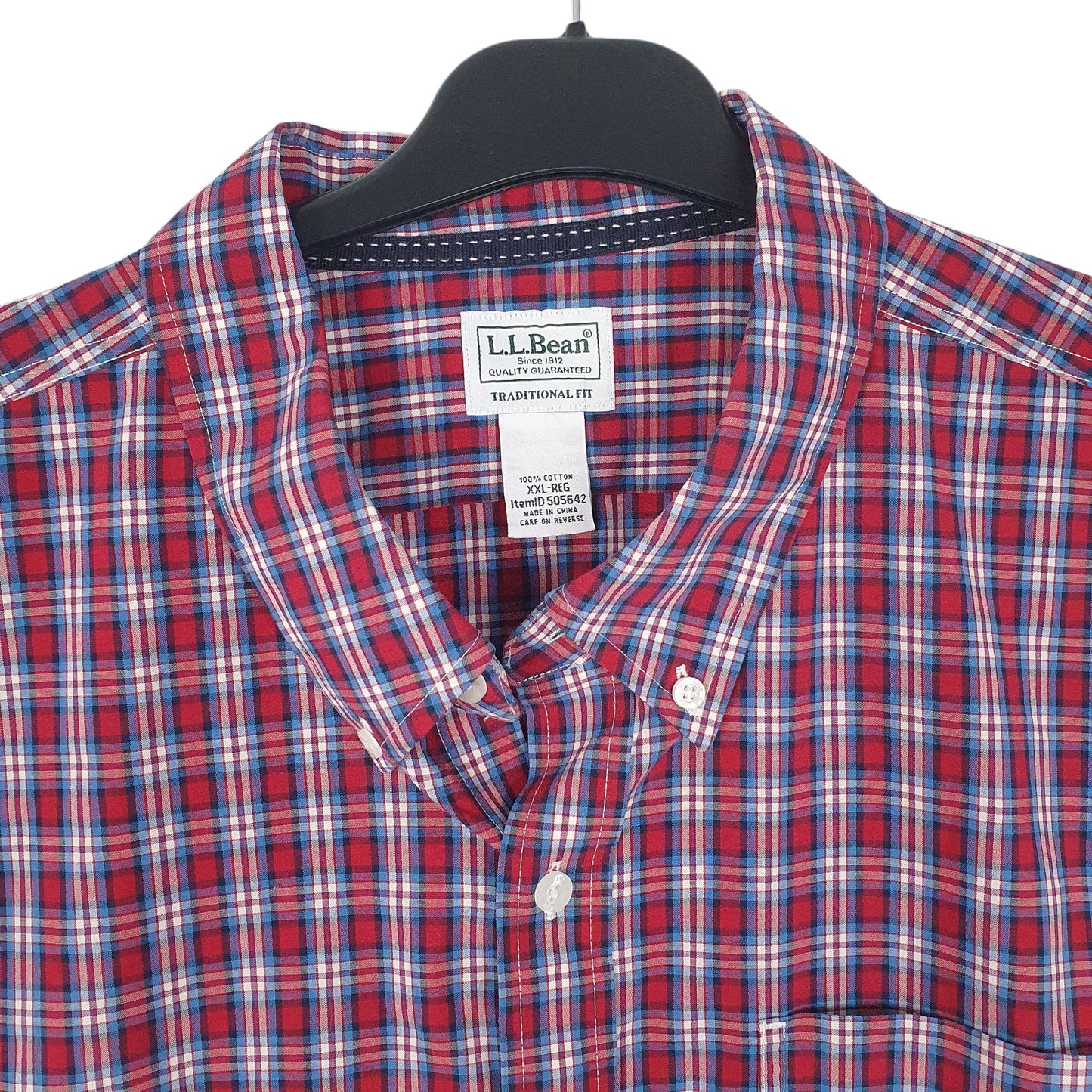 Mens Red L.L.Bean   Shirt