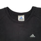 Womens Black Adidas Vintage 00s Crewneck Jumper