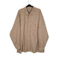 Mens Beige L.L.Bean  Long Sleeve Shirt