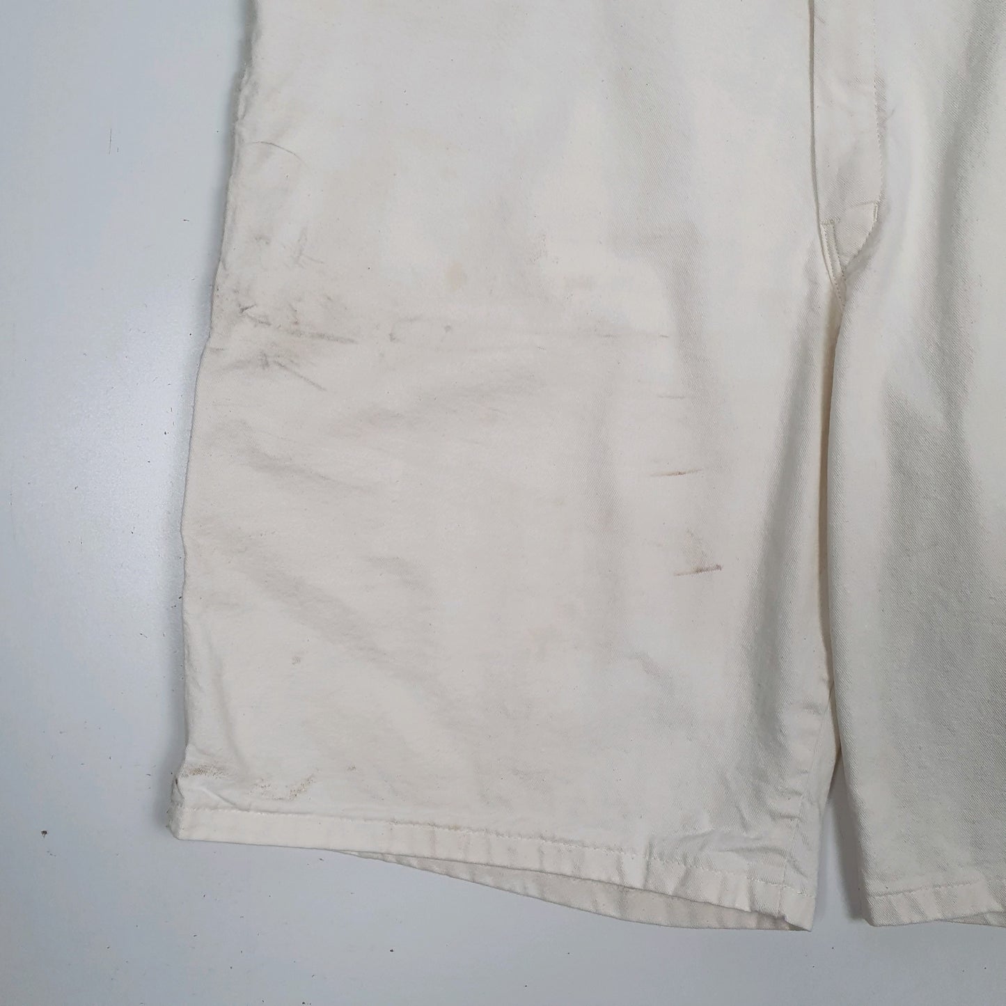 Mens Cream Dickies  Full Zip Shorts