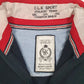 Mens Black C.L.K Sport Vintage Rugby Quarter Zip Jumper