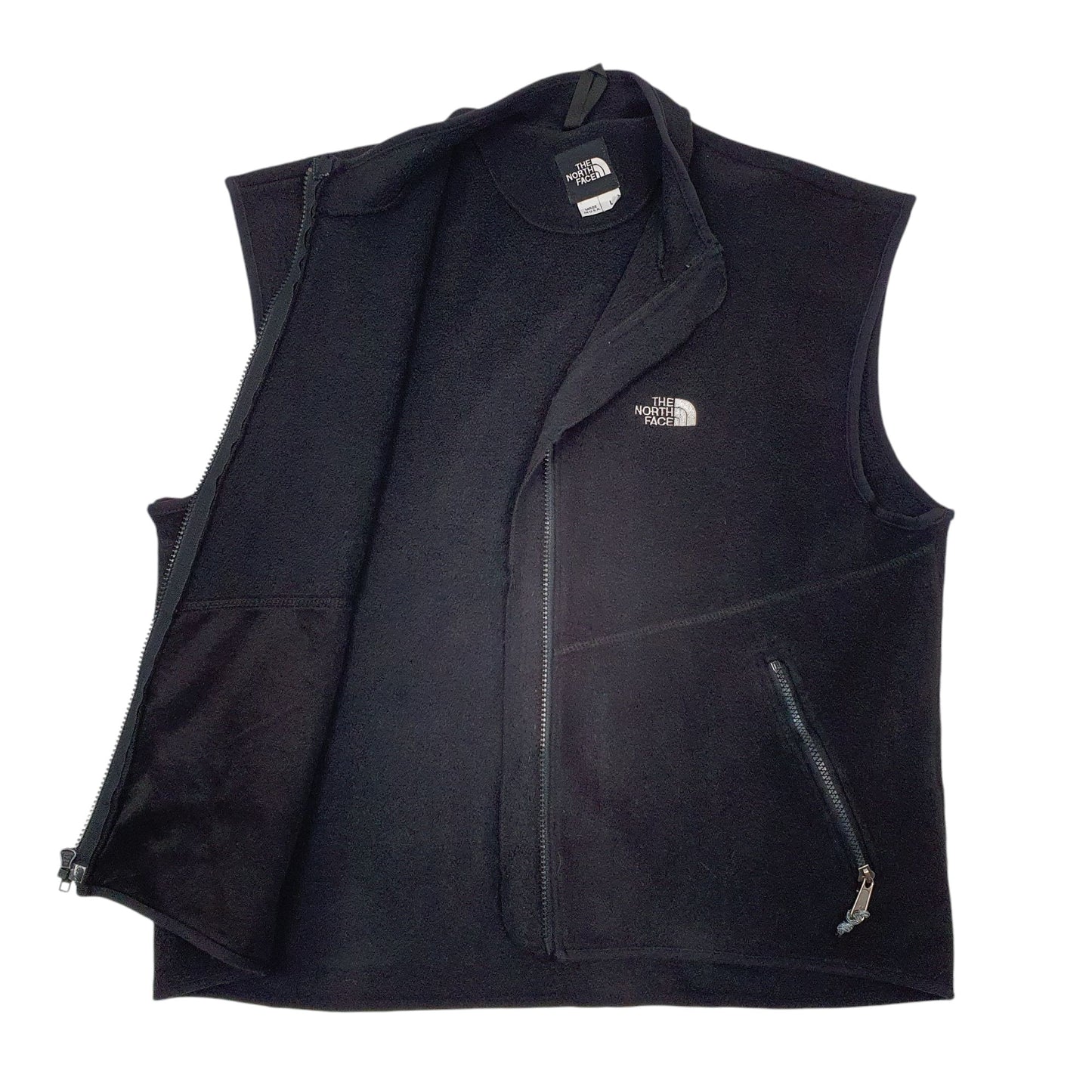 Womens Black The North Face Vintage Made In USA Gilet Jumper