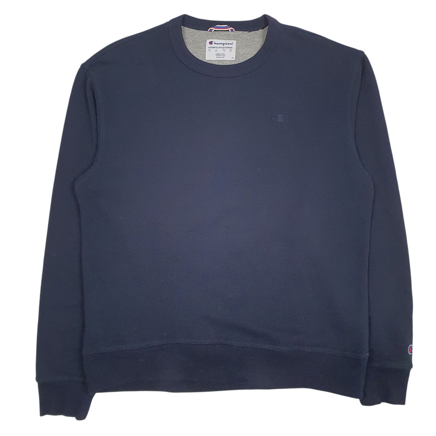 Mens Navy Champion  Crewneck Jumper