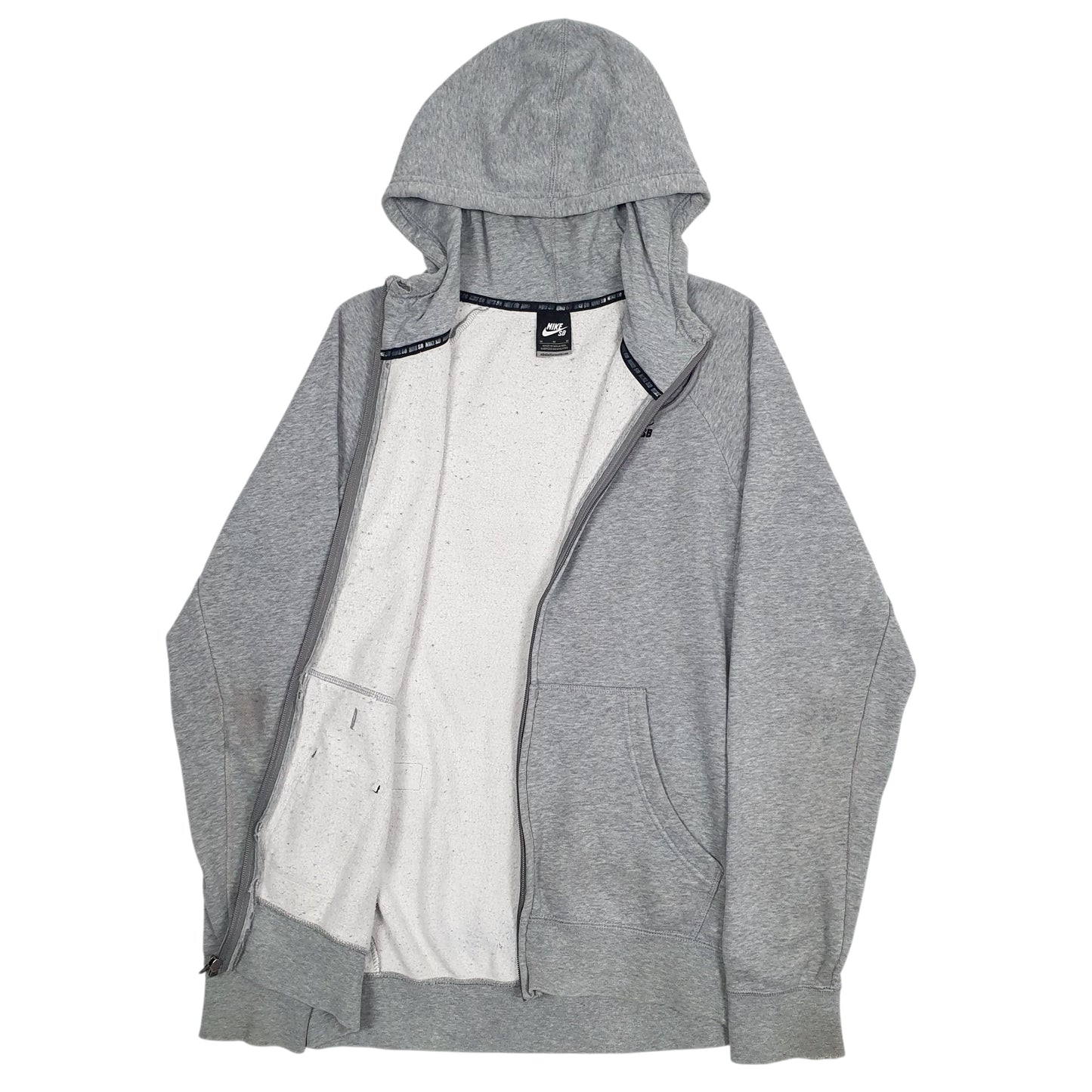 Mens Grey Nike  Full Zip Jumper