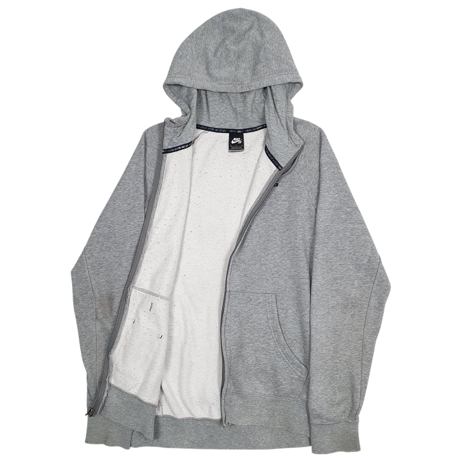 Mens Grey Nike  Full Zip Jumper