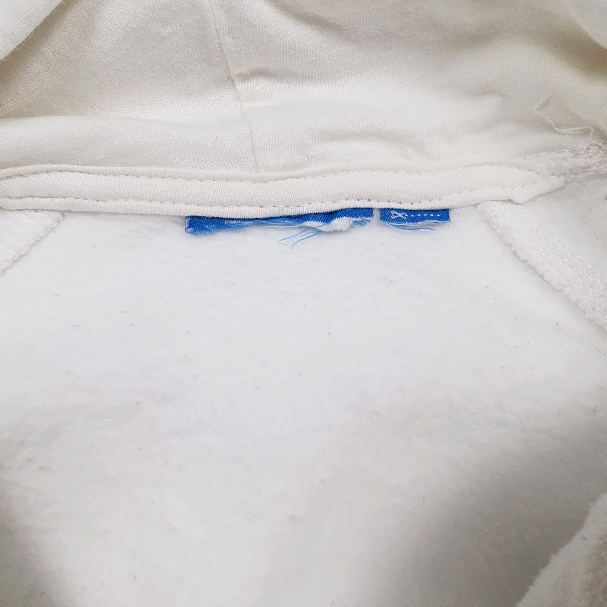 Mens White Adidas Spellout Hoodie Jumper