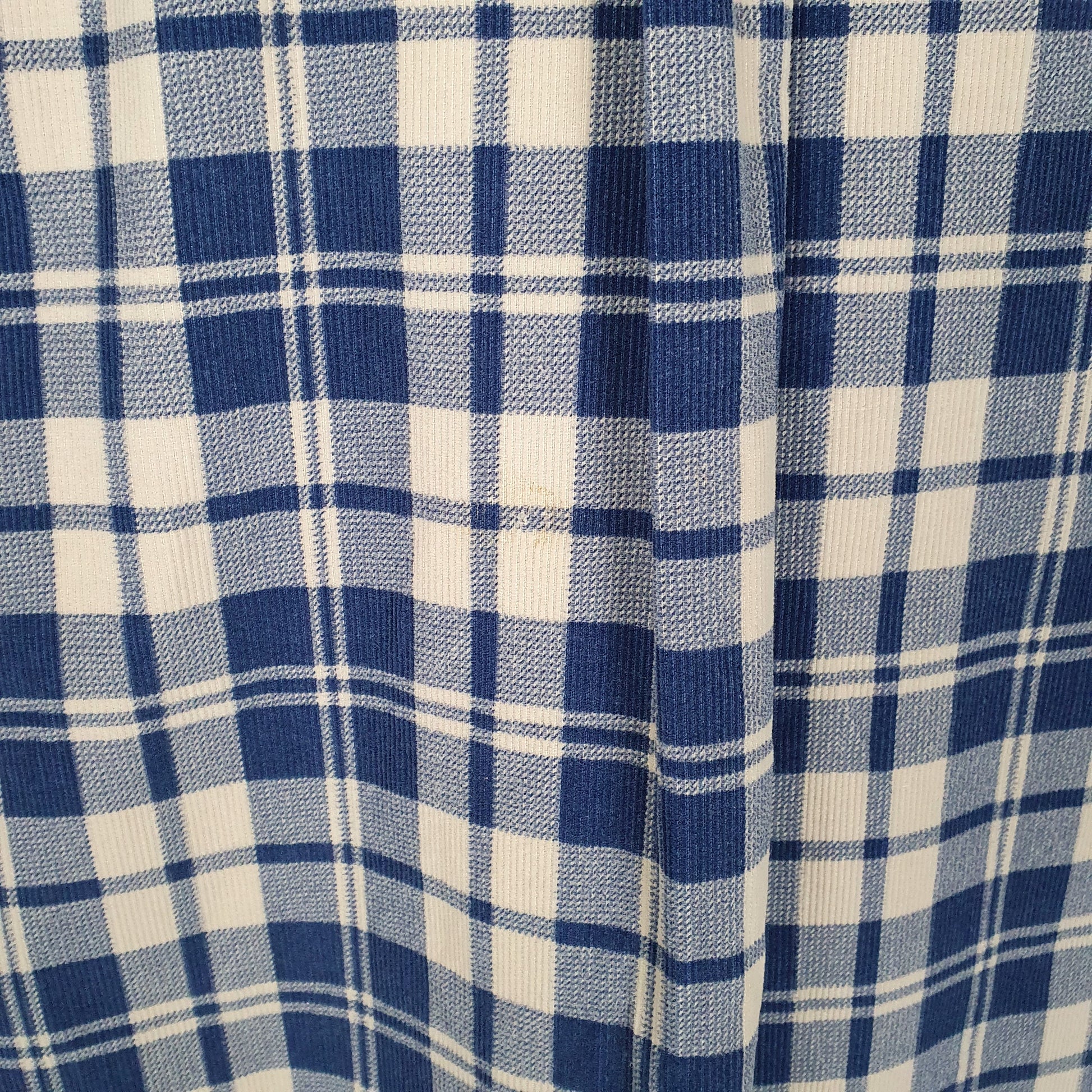 Mens Blue L.L.Bean Vintage 00s Thick Corduroy  Shirt