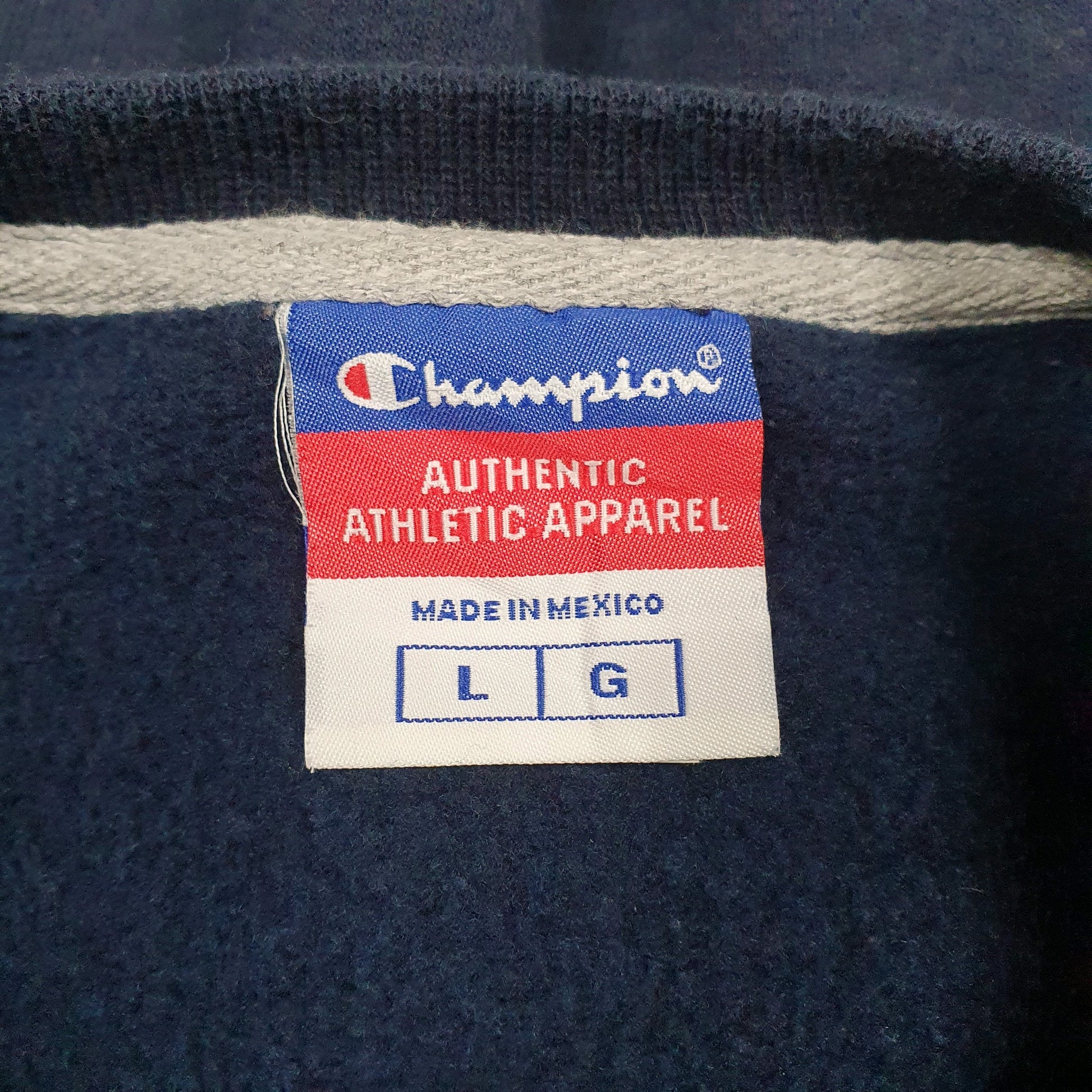 Mens Navy Champion  Crewneck Jumper