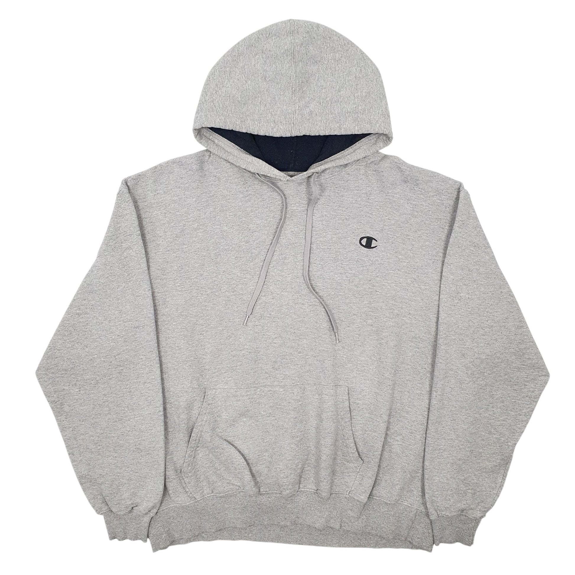 Mens Grey Champion  Hoodie Jumper