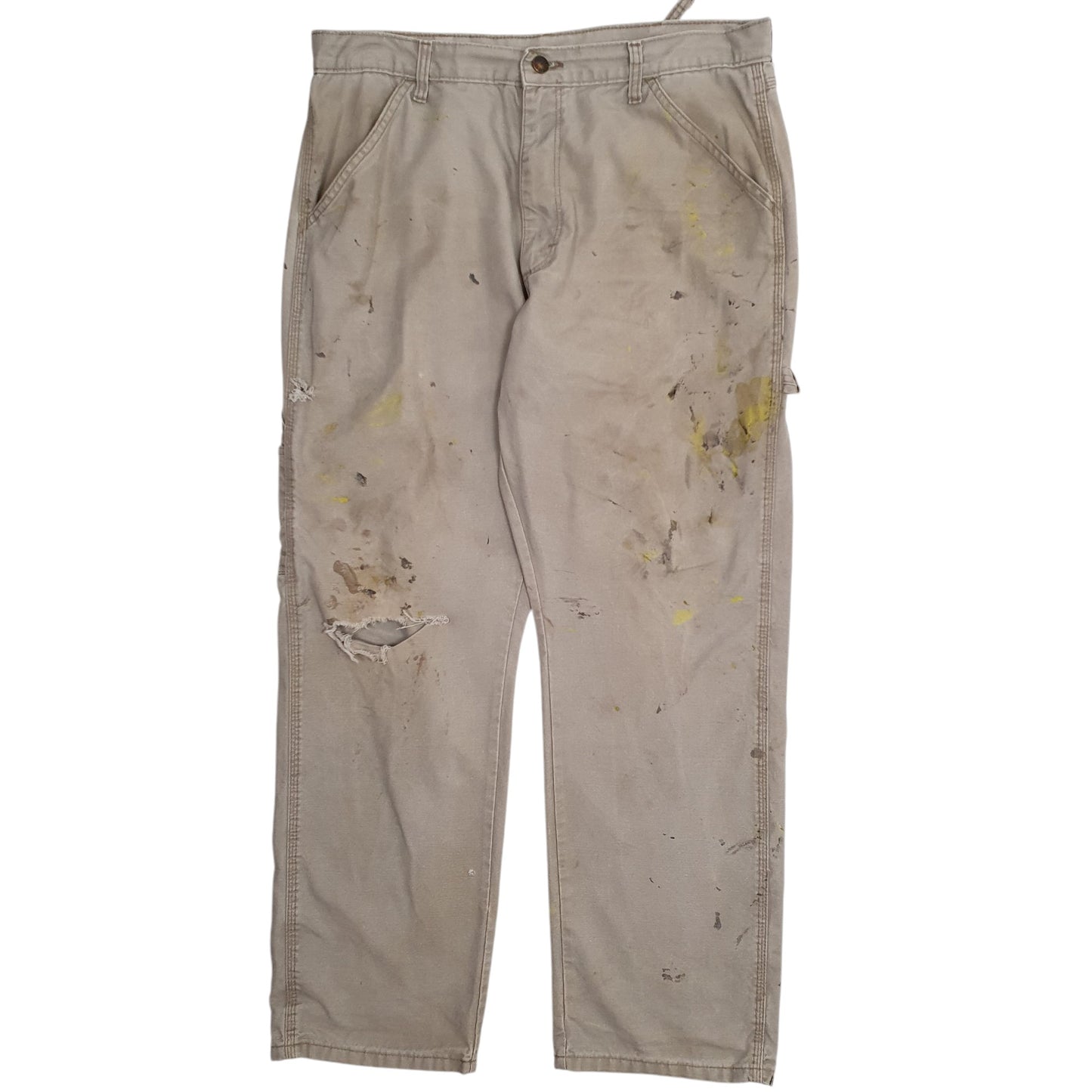 Mens Grey Rustler  Carpenter Trousers