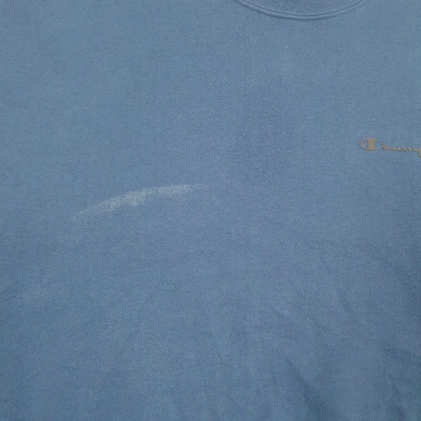 Mens Blue Champion  Crewneck Jumper