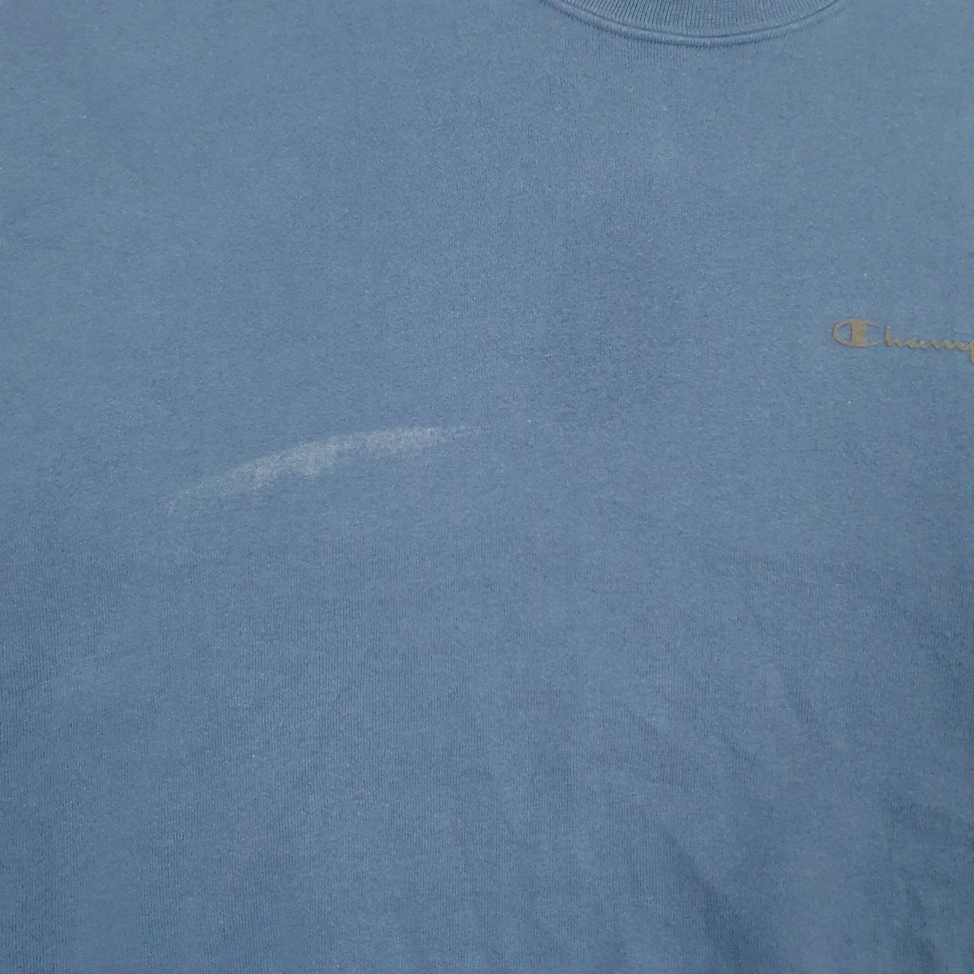 Mens Blue Champion  Crewneck Jumper