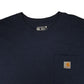 Mens Navy Carhartt  Crewneck T Shirt