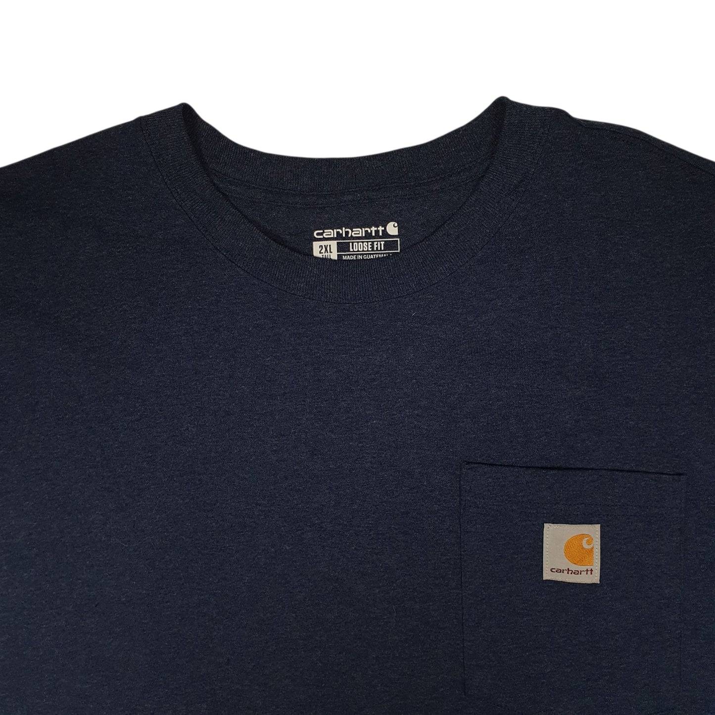Mens Navy Carhartt  Crewneck T Shirt