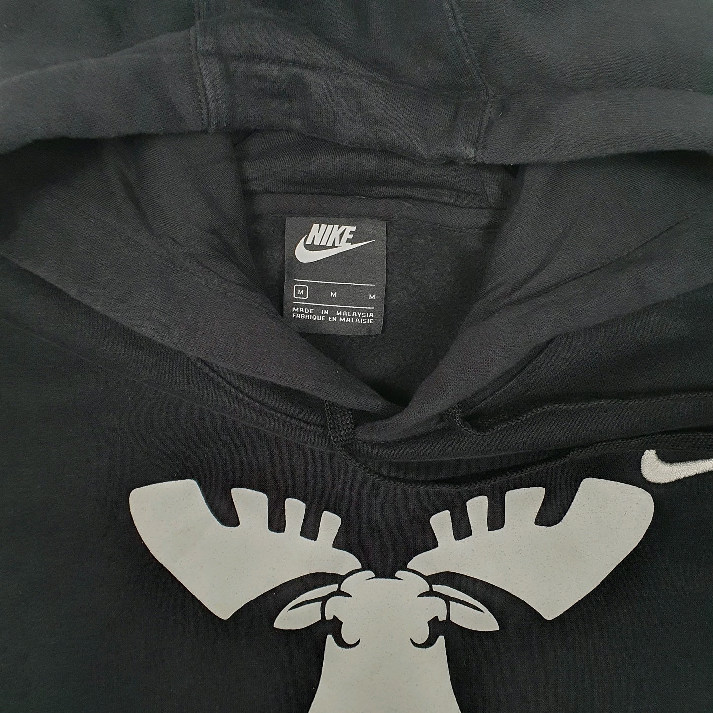 Mens Black Nike Moose Softball Hoodie Jumper