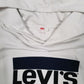 Mens White Levis  Hoodie Jumper