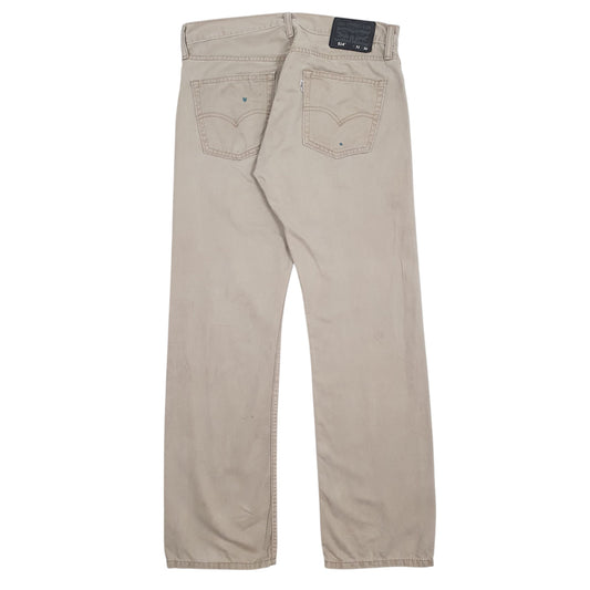 Mens Beige Levis   Jeans
