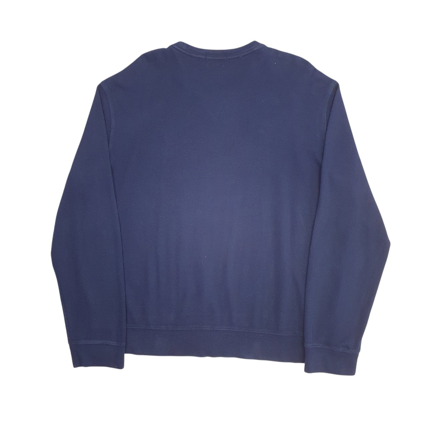 Mens Navy Polo Ralph Lauren Estate Rib Lightweight Crewneck Jumper