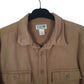 Mens Beige L.L.Bean Thick Chamois  Shirt