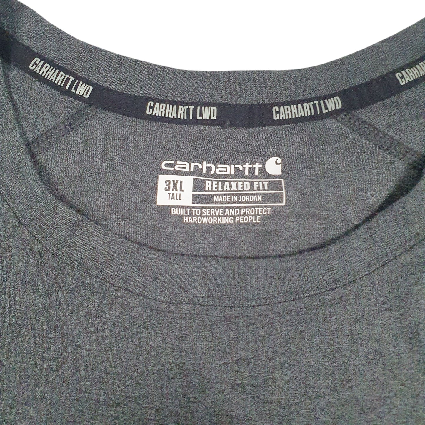 Mens Grey Carhartt TK5856-M  T Shirt