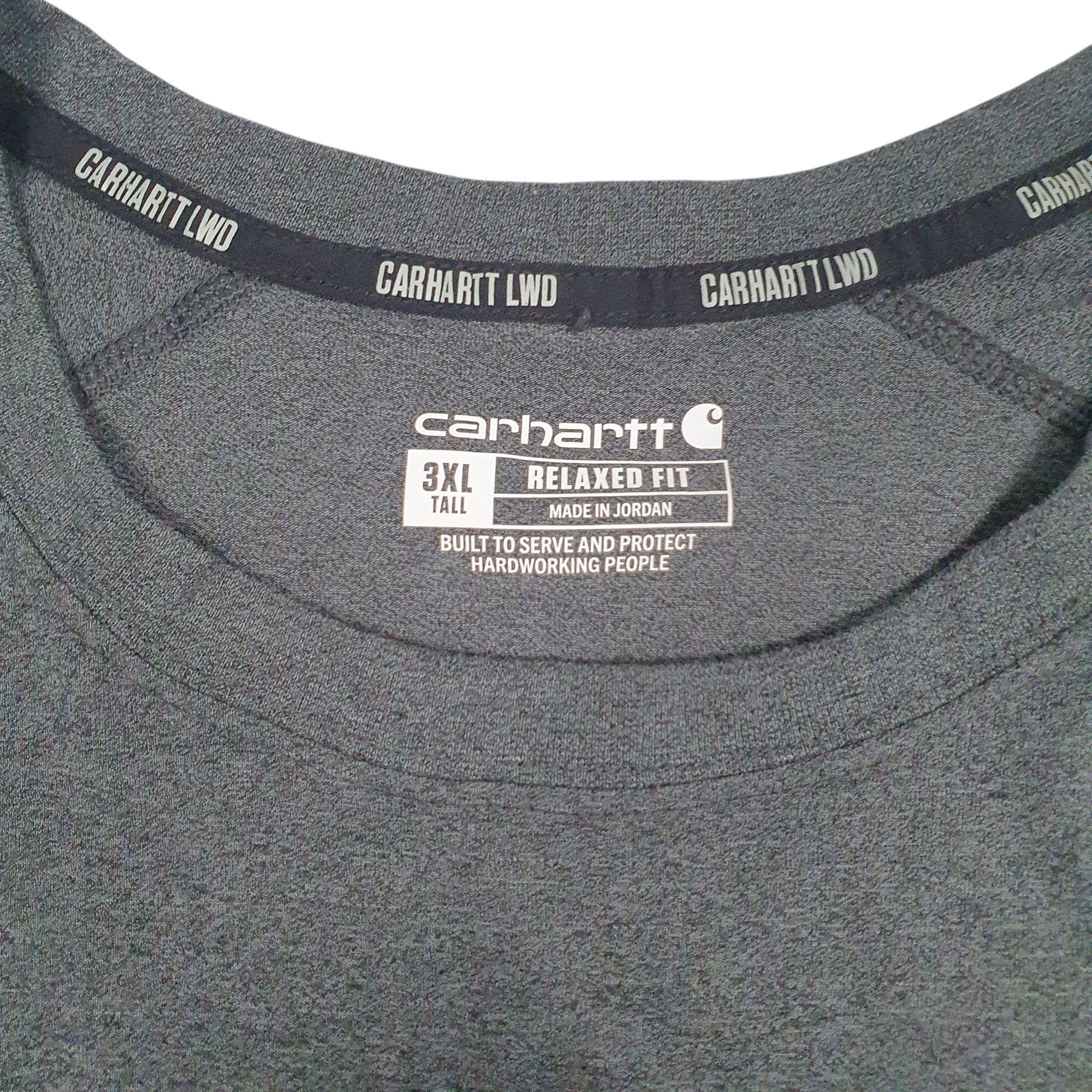 Mens Grey Carhartt TK5856-M  T Shirt
