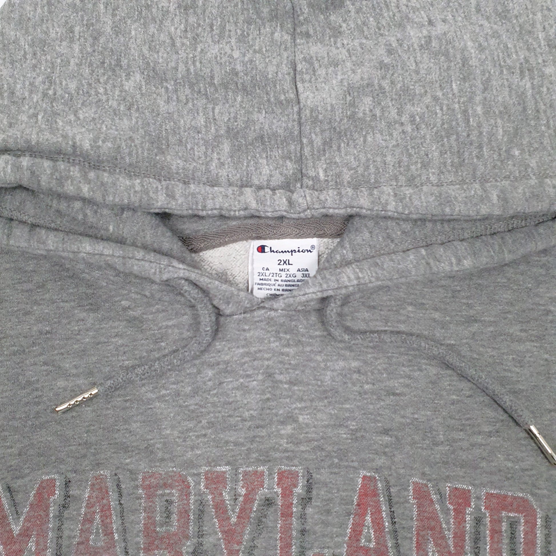 Mens Grey Champion  Hoodie Jumper