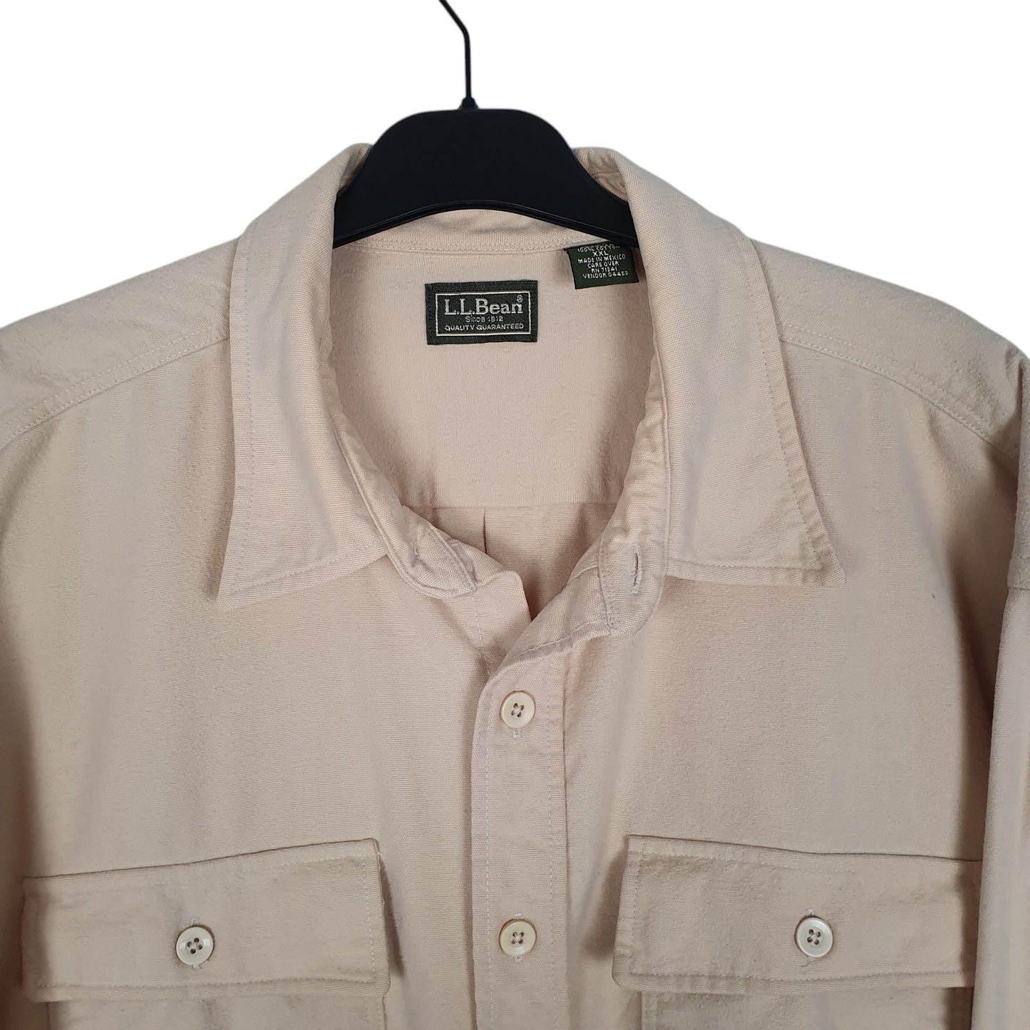 Mens Beige L.L.Bean   Shirt