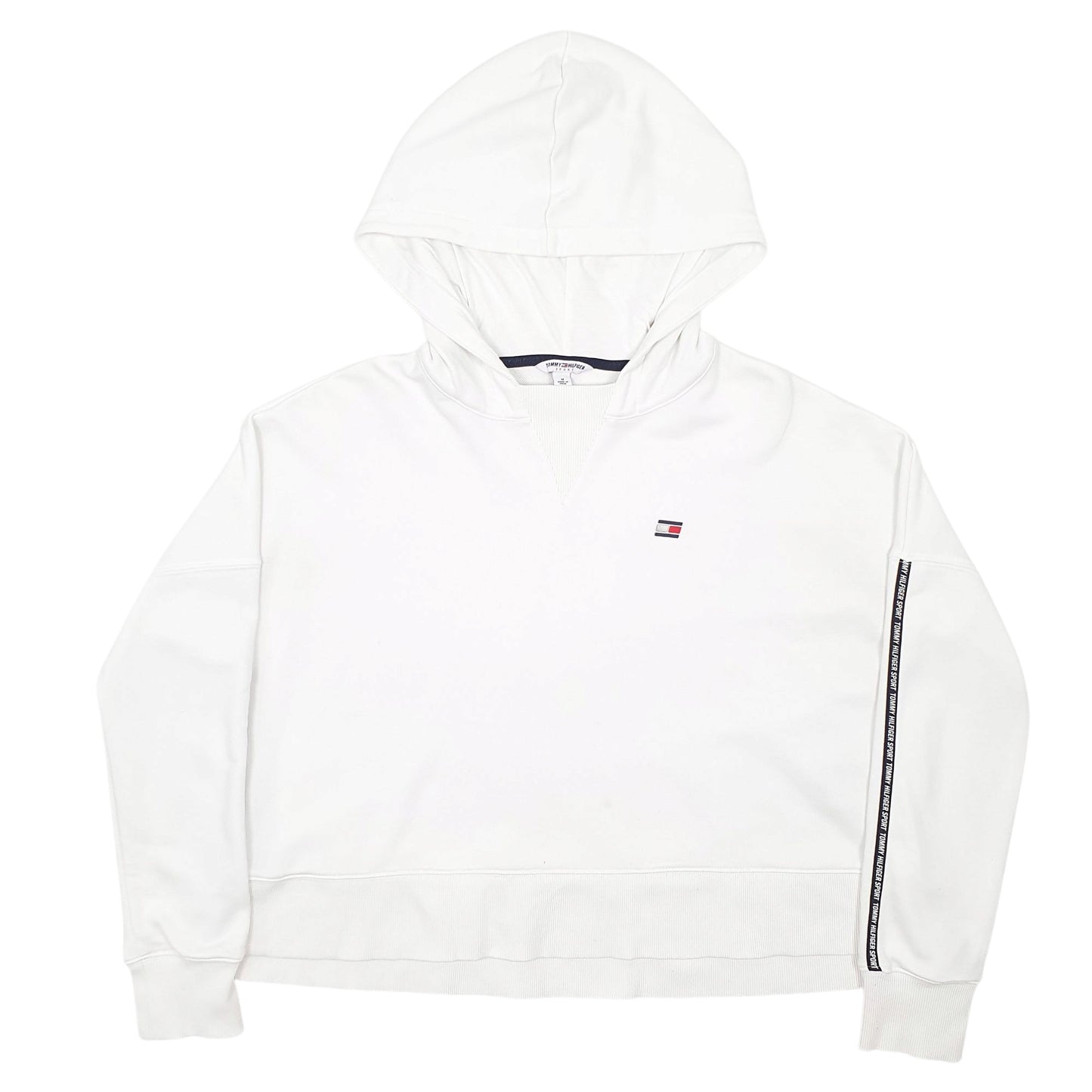Womens White Tommy Hilfiger  Hoodie Jumper