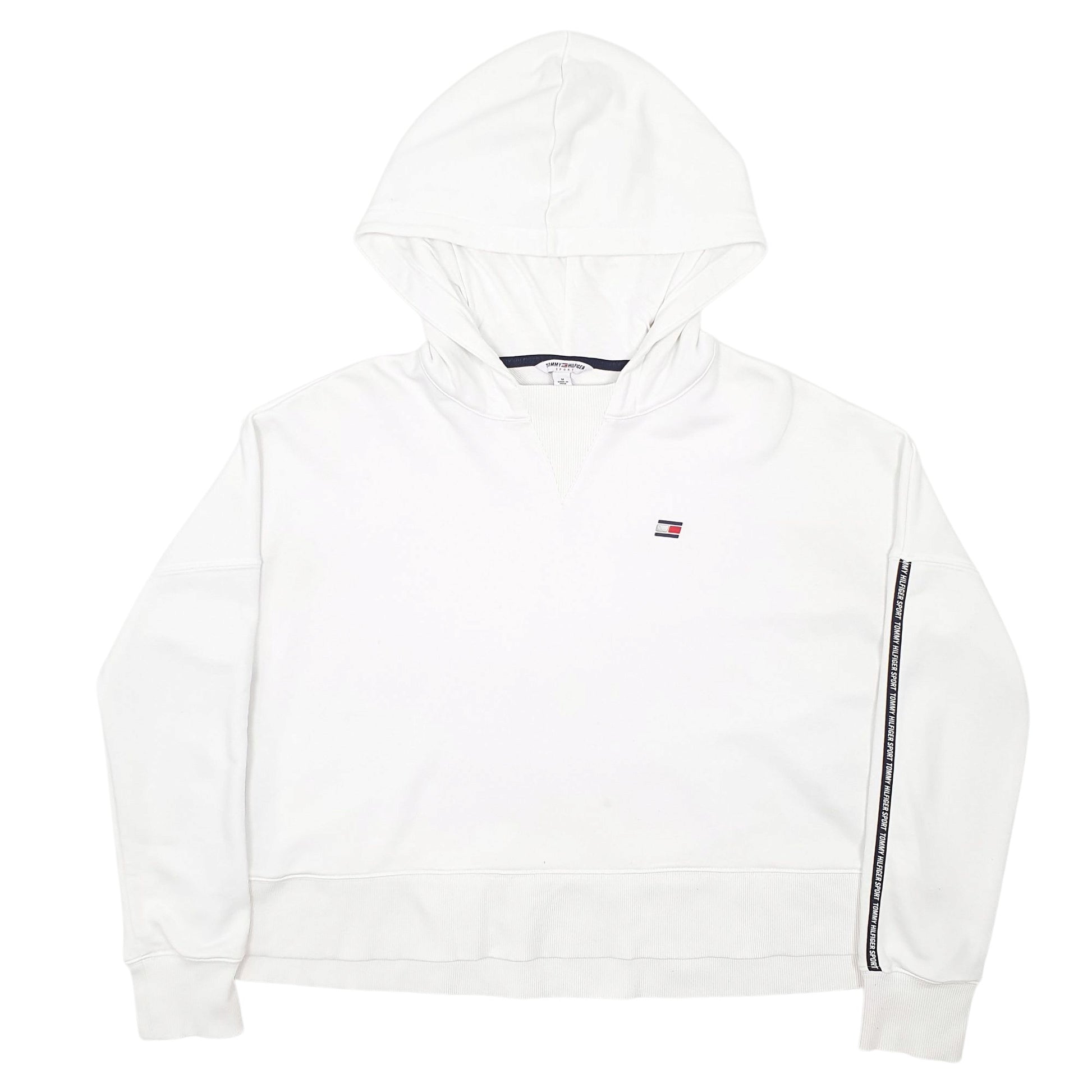 Womens White Tommy Hilfiger  Hoodie Jumper