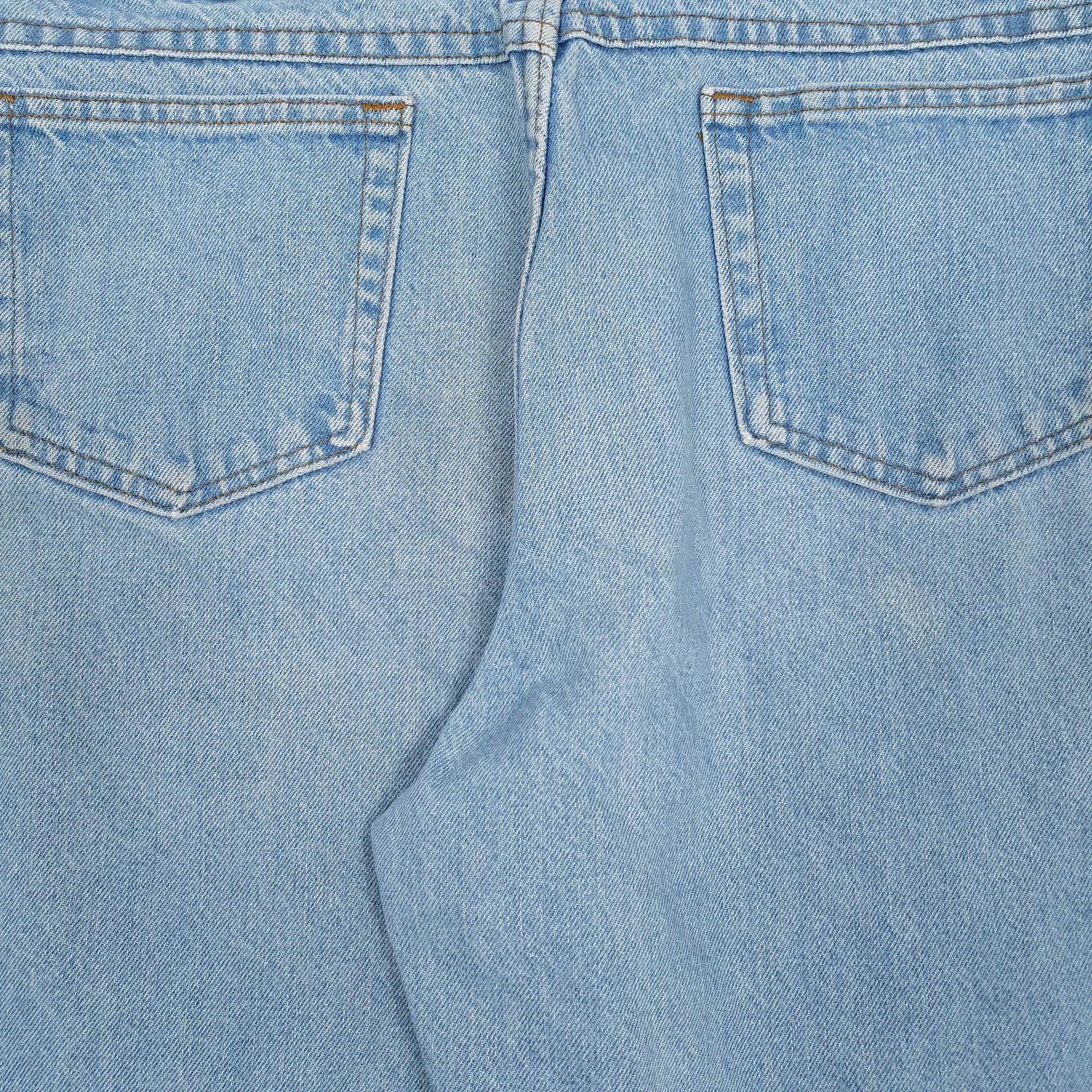 Mens Cream LL Bean Vintage 90s Blanket Lined  Jeans