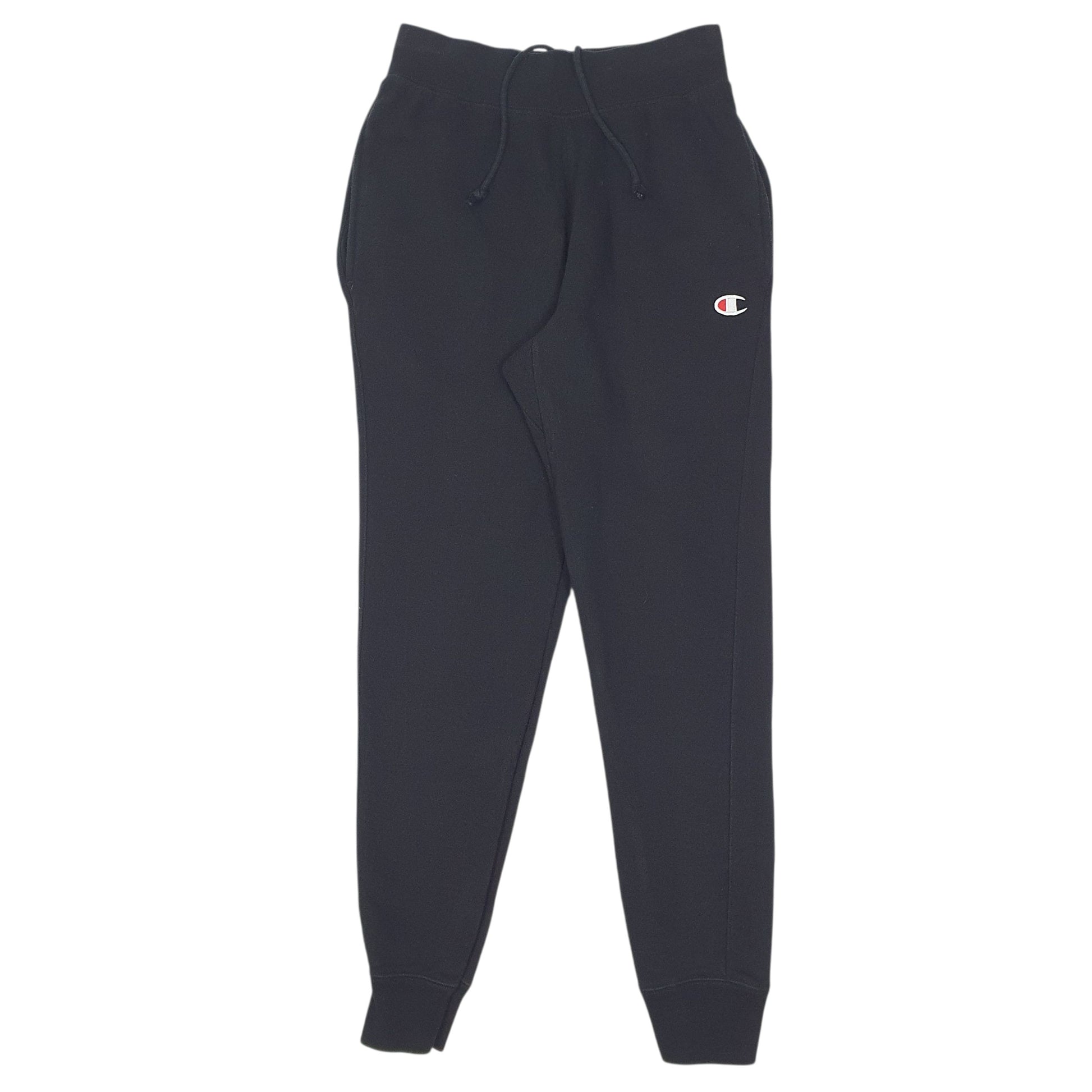 Mens Black Champion  Jogger Trousers