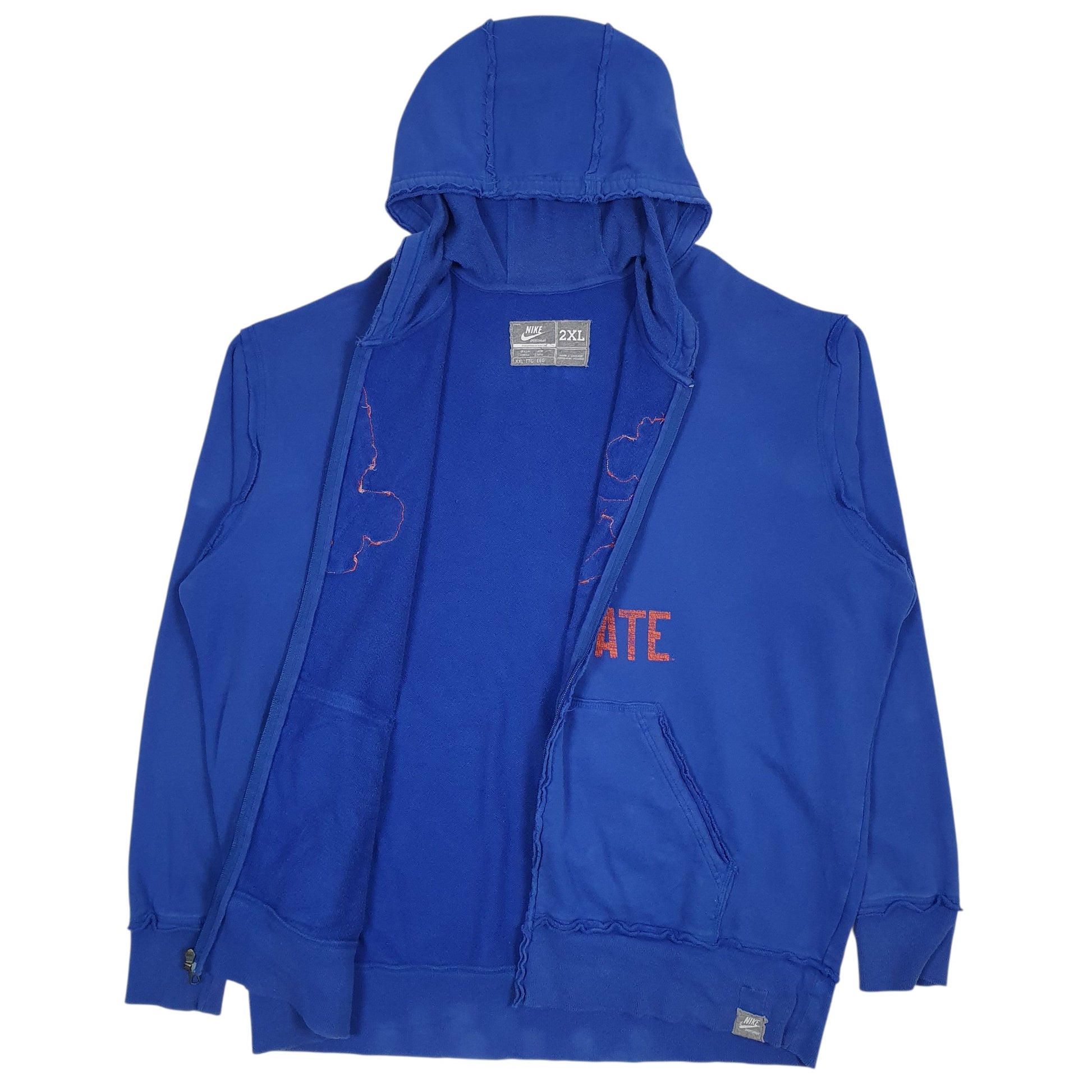 Mens Blue Nike Boise State Full Zip Jumper