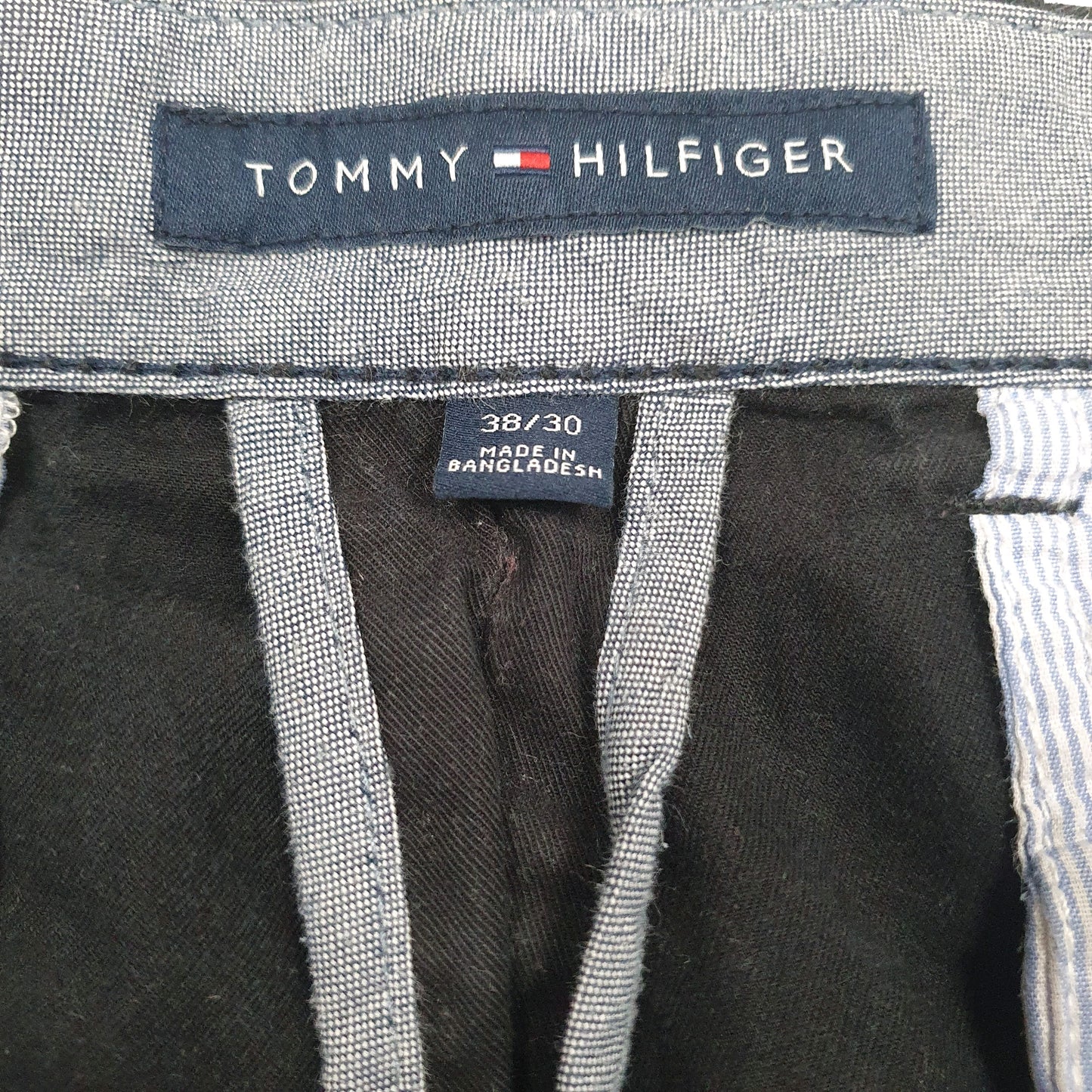 Mens Black Tommy Hilfiger   Trousers