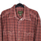 Mens Red Eddie Bauer Corduroy  Shirt