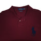 Mens Burgundy Polo Ralph Lauren   Polo Shirt
