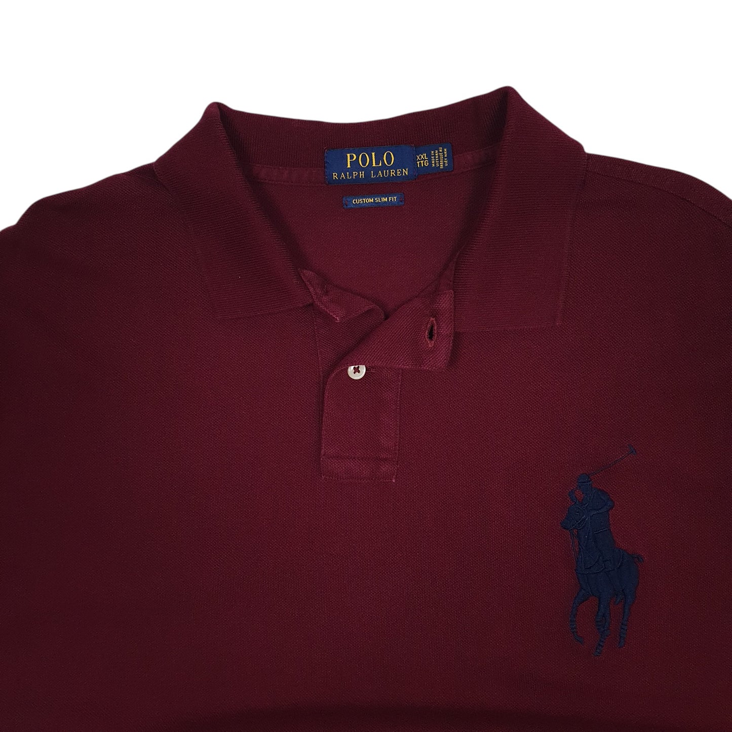 Mens Burgundy Polo Ralph Lauren   Polo Shirt