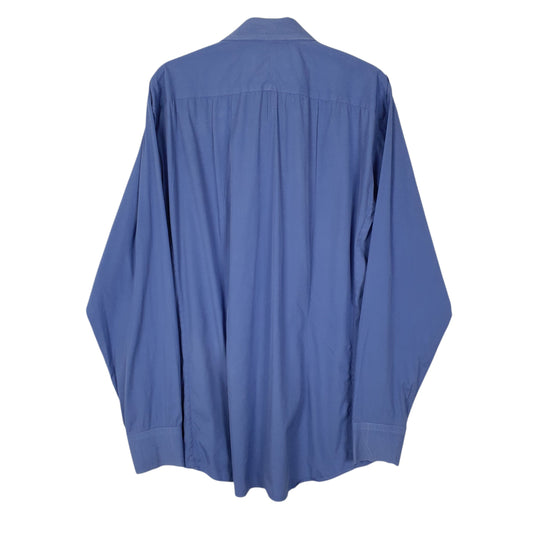 Mens Blue Thomas Pink Superfine Italian Stretch  Shirt