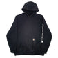 Mens Black Carhartt Original Fit Hoodie Jumper