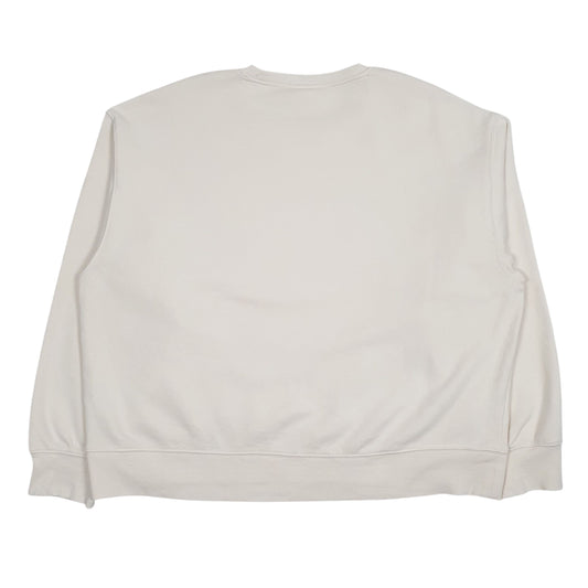 Mens Cream Champion  Crewneck Jumper