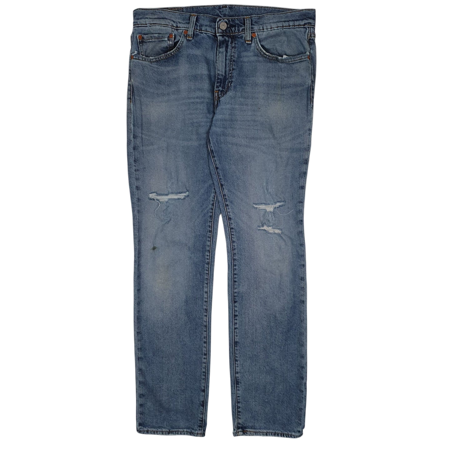 Mens Blue Levis Distressed Ripped 511 JeansW32 L32