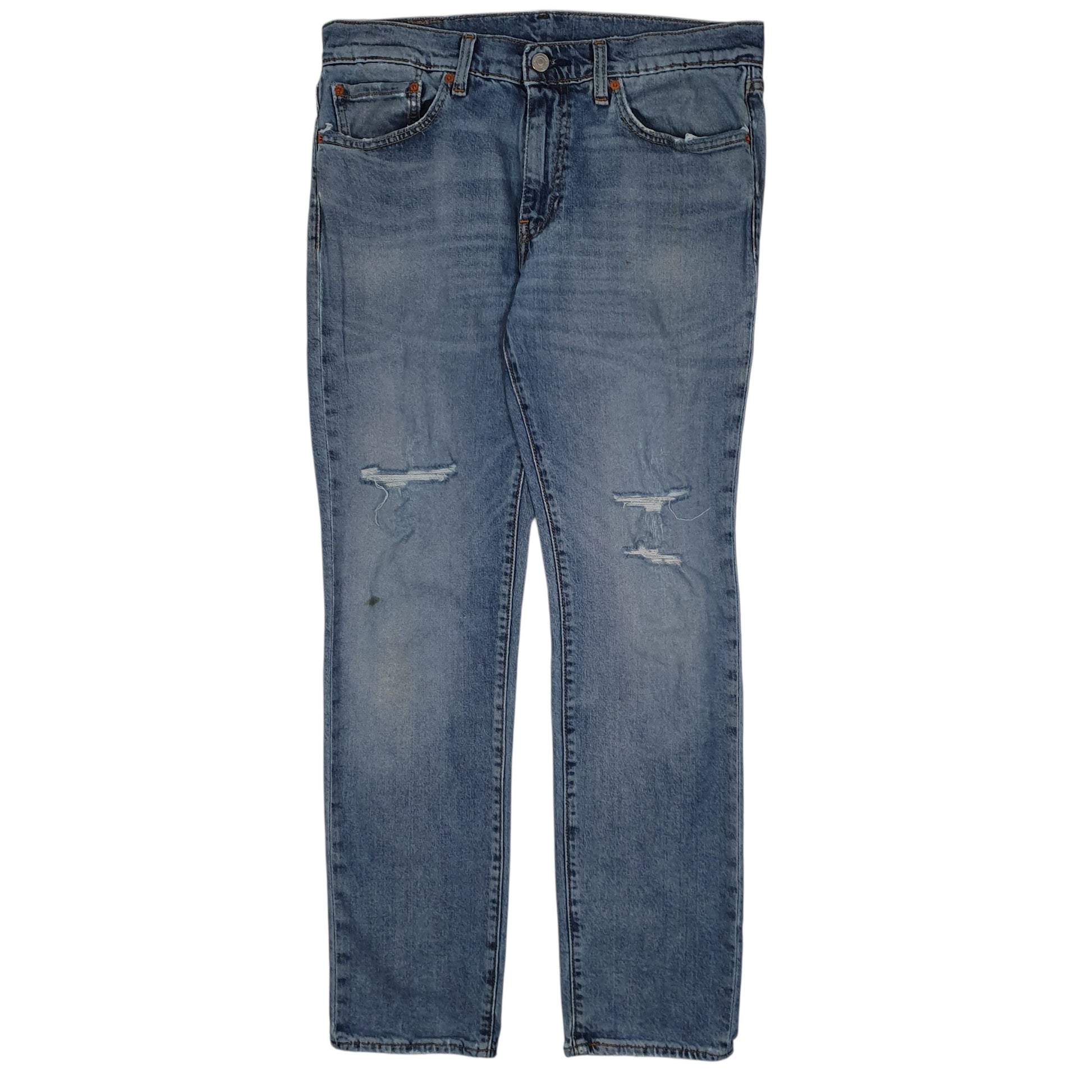 Mens Blue Levis Distressed Ripped 511 JeansW32 L32