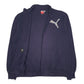Mens Navy Puma  Full Zip Jumper