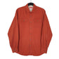 Mens Orange Wrangler  Long Sleeve Shirt