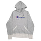 Womens Grey Champion Spellout Hoodie Jumper